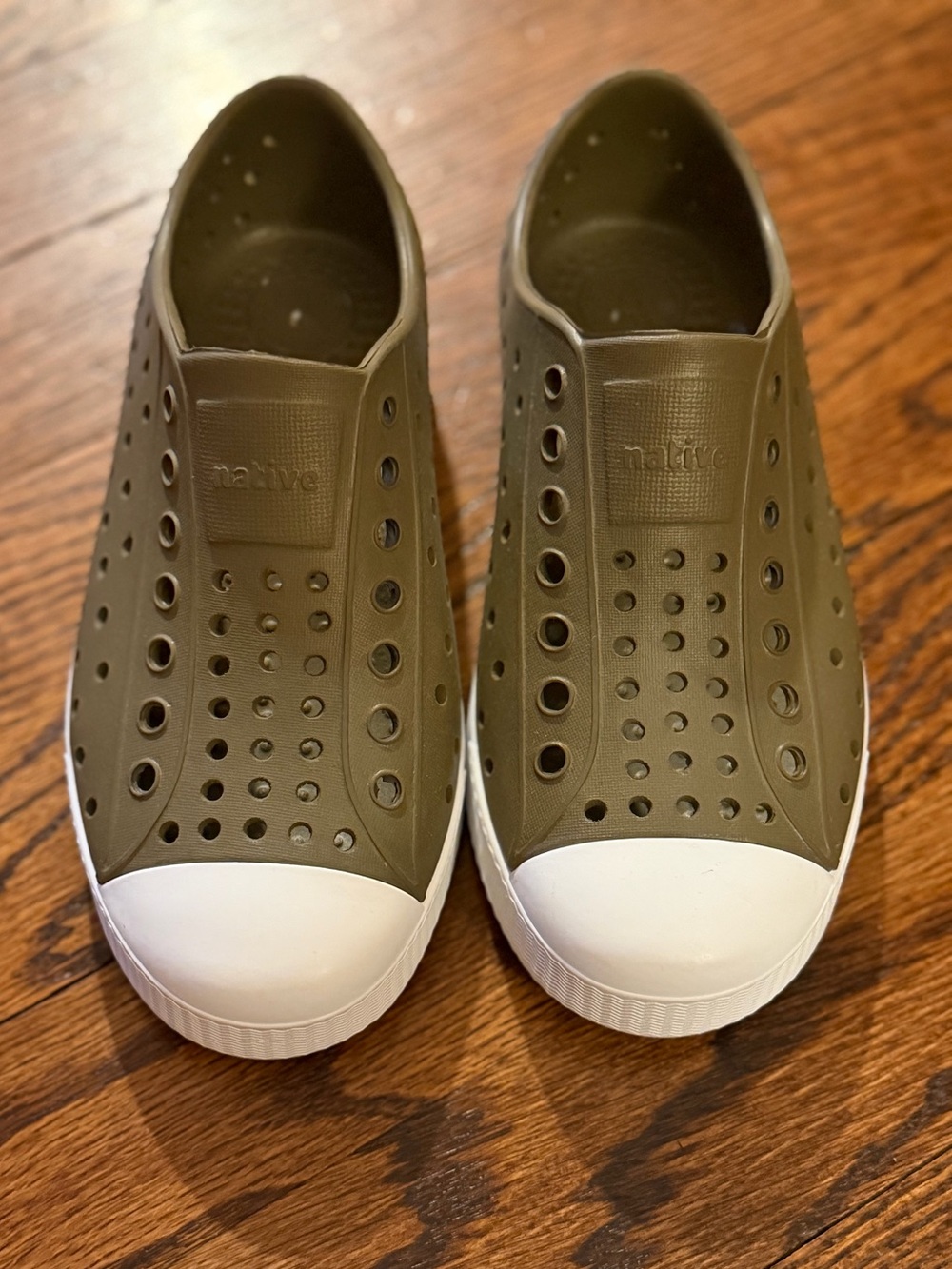Native Jefferson Slip-On Waterproof Shoe - Olive Green